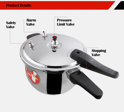 Stainless Steel Pressure Cooker, 22/26 cm, 5/8 Quart